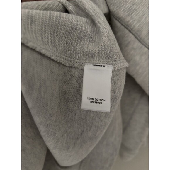 Dillard's Rowm Men's Pullover Quarter Zip 3XB Tall White Gray 100% Cotton warm - Picture 5 of 9